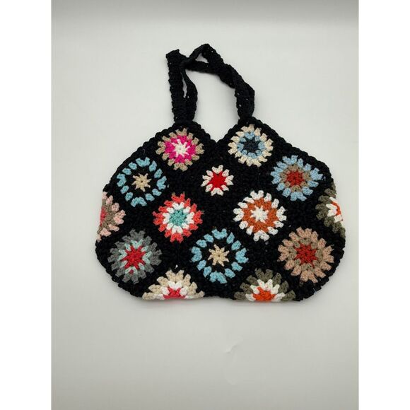 💜Crochet Purse Colorful Boho Bag for the beach - Picture 2 of 5
